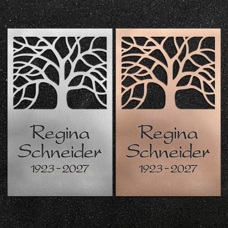 Design-Schrifttafel "Baum"