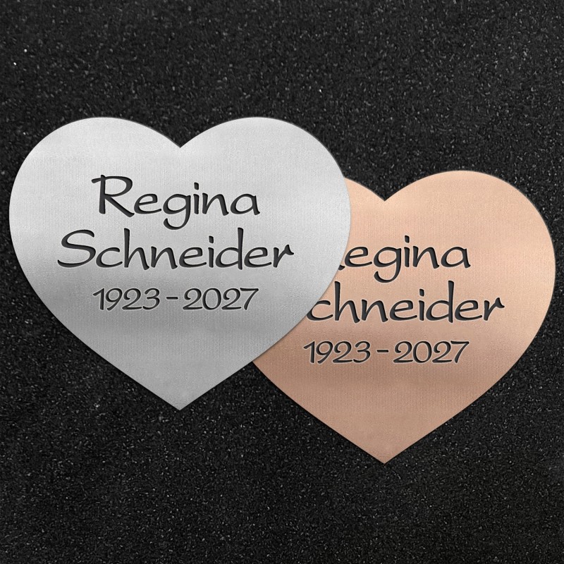 Design-Schrifttafel "Herz" Design-Schrifttafel "Herz"